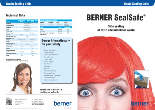 BERNER SealSafe