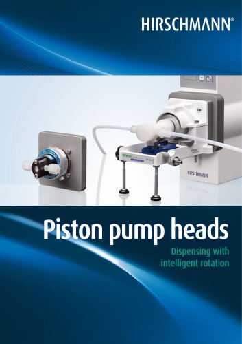 Piston pump heads