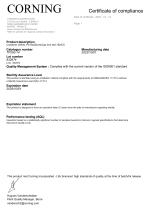 Quality Certificate - Lot No.832974