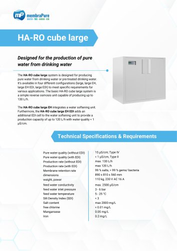 Datasheet HA-RO cube large EH EDI