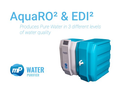 Water Purification System AquaRO² & EDI