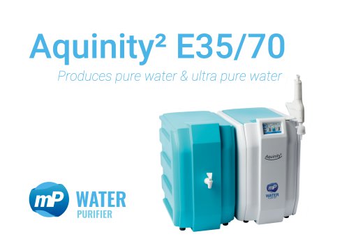 Water Purification System Aquinity² E35/70