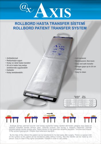 ROLLBORD PATIENT TRANSFER SYSTEM