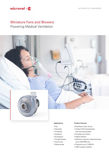 Flyer Powering Medical Ventilation