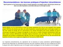 Recommandations l es bonnes pratiques d’injection intravitréenne - 1