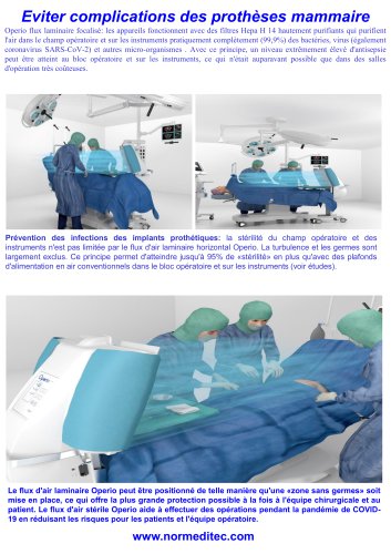 les recommandations sur la qualité de l'air au bloc opératoire pour la chirurgie ambulatoire