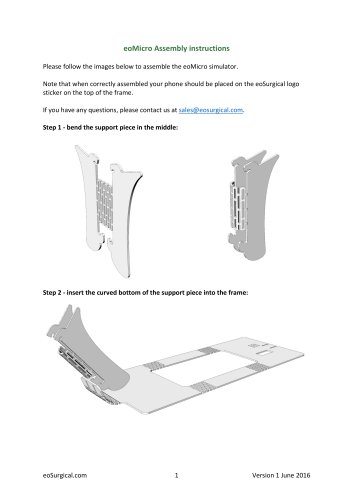 eoMicro	Assembly	instructions