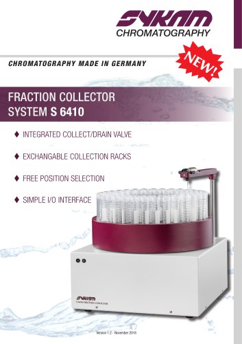 FRACTION COLLECTOR SYSTEM S 6410