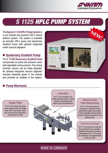 S 1125 HPLC Pump System