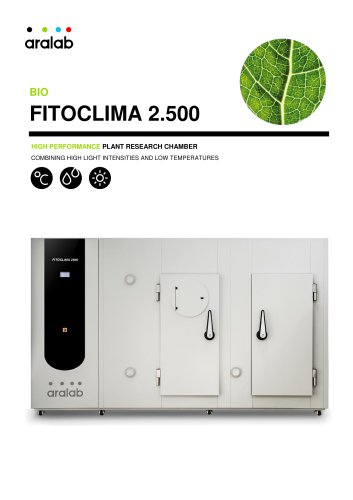 FITOCLIMA 2500 PLANT GROWTH CHAMBER