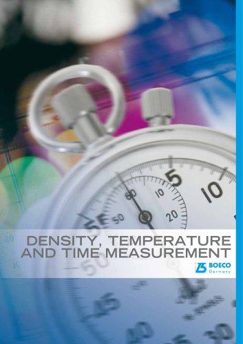 Density, Temperature and     Time Measurement