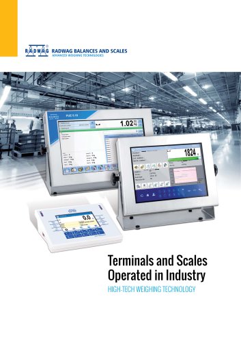 TERMINALS AND INDUSTRIAL SCALES