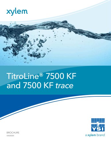 TitroLine® 7500 KF and 7500 KF trace