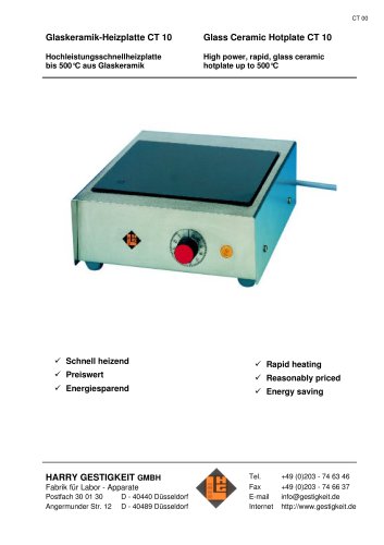 High power hotplate