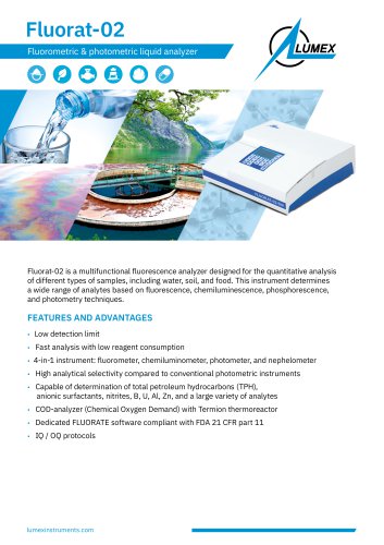 Fluorat-02 fluorescence analyzer