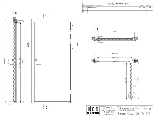 Cold room door KD