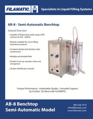 AB-8 - Semi-Automatic Benchtop