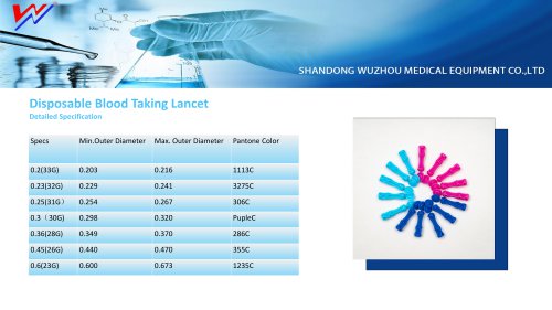 WUZHOU-Blood Lancet