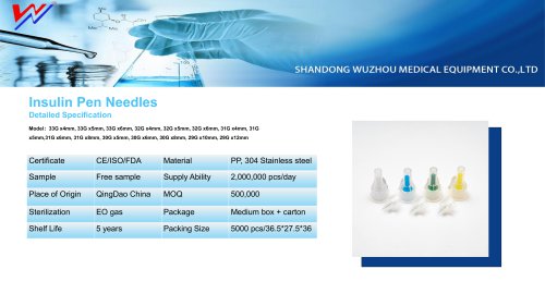 WUZHOU-Insulin pen needle 30G