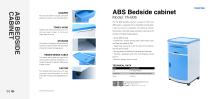 YA-B06 ABS Bedside Cabinet For Hospital