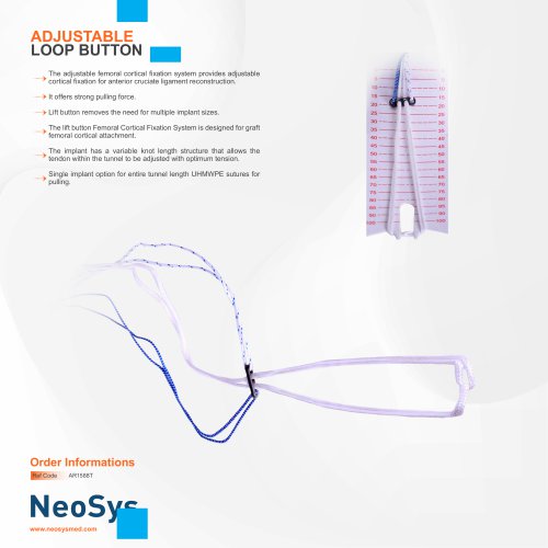 adjustable loop button