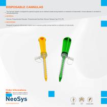 DISPOSABLE CANNULAS