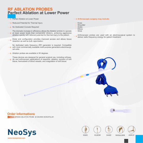 RF ABLATION PROBES