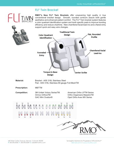 FLI® Twin Bracket