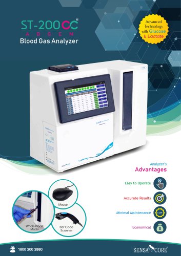 ST-200 CC Blood Gas Analyzer - ABGEM