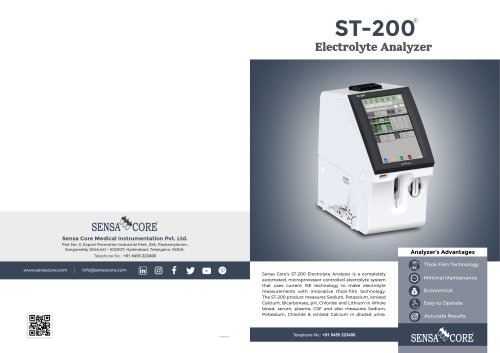 ST-200C Electrolyte  Analyzer