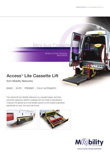 Mini-bus Cassette Lift