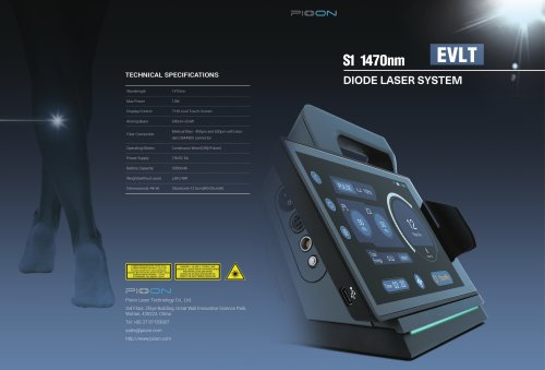 S1 K12 Phlebology Laser System