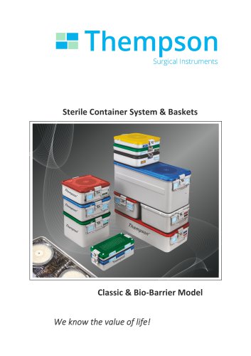 Sterile Container System & Baskets