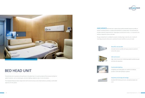 AmcareMed Bed Head Unit
