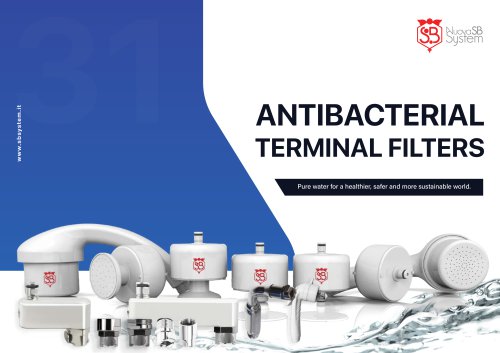 ANTIBACTEERIAL TERMINAL FILTERS / 31 DAYS