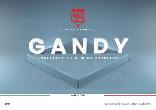 GANDY ENDOSCOPE TREATMENT PRODUCTS