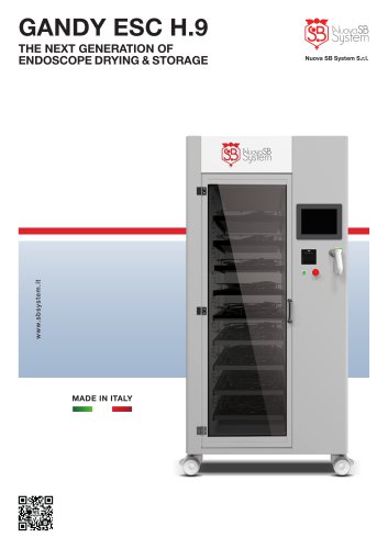 GANDY ESC H.9 The Next Generation of Endoscope Drying & Storage