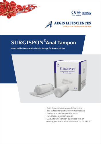 SURGISPON - Anal Tampon