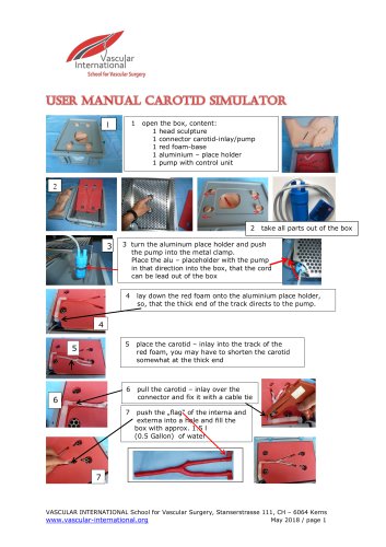 Vascular International Carotid Head Simulator