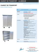 Chariot armoire alu 2 volets - 2