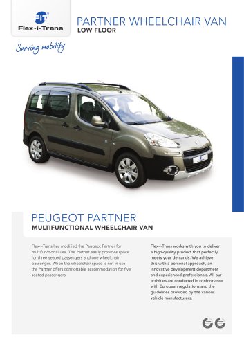 Partner Wheelchair van