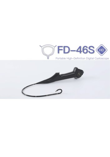 Flexible video cystoscope