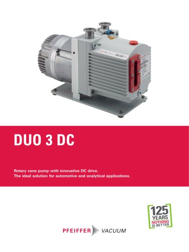 Duo 3 DC - Two-stage Rotary Vane Pumps