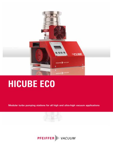 HiCube Eco Turbo Pumping Stations