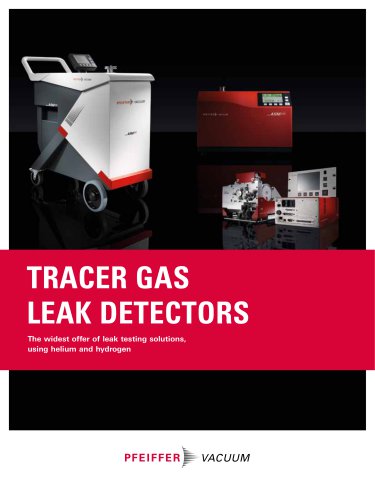 TRACER GAS LEAK DETECTORS