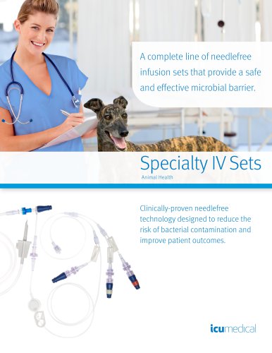 Specialty IV Sets