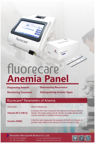 fluorecare® Anemia Panel