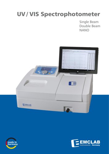 UV / VIS Spectrophotometer