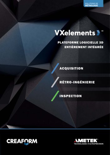 VXelements: Plateforme logicielle 3D entièrement intégrée