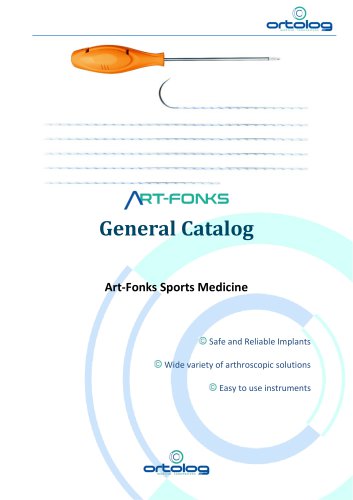 Arthroscopy General Catalogue